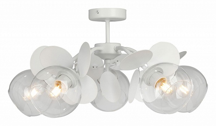 Люстра на штанге Vitaluce V2058 белый арт. V2058-0/5PL