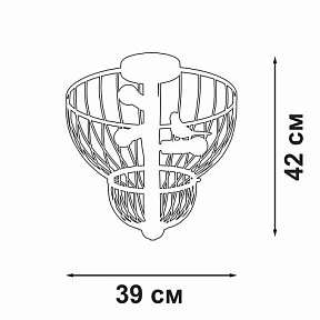 Люстра на штанге Vitaluce V3061 золото арт. V3061-8/3PL
