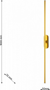 Бра Favourite Reed латунь арт. 3001-2W