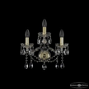 Бра Bohemia Ivele Crystal 1413 золото арт. 1413B/2+1/165 G