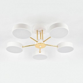 Люстра на штанге Escada Rune белый арт. 10262/5LED