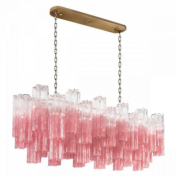 Подвесная люстра Loft it Murano бронза арт. 10580/1000R Clear pink