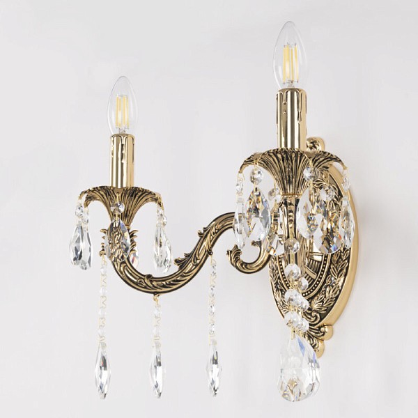 Бра Bohemia Ivele Crystal AL7901 золото арт. AL7901B10/2/175 A GB
