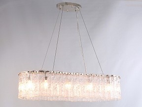 Подвесная люстра Newport 10820 никель арт. 10820/90 oval