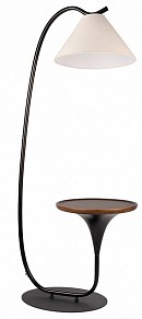 Торшер с полкой Loft it Charlotte дерево арт. 10568F Black