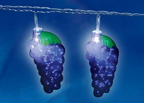 Гирлянда Uniel ULD-S0400  арт. ULD-S0400-010/STB/2AA WHITE IP20 GRAPES