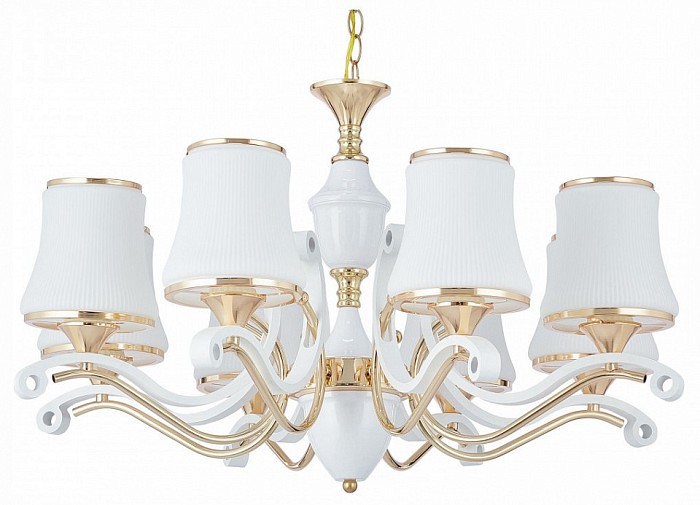 Подвесная люстра Arte Milano Florentia-3987 белый арт. 303987/8 Wh/Gd