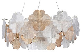 Подвесная люстра Arte Lamp Mallika желтый арт. A4077SP-7GO