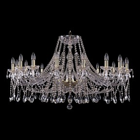 Подвесная люстра Bohemia Ivele Crystal 1413 золото арт. 1413/16/400/G