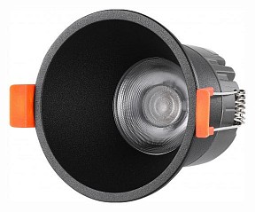Встраиваемый светильник iLedex Technical Mars черный арт. 207-7W-D75-3000K-24DG-BK