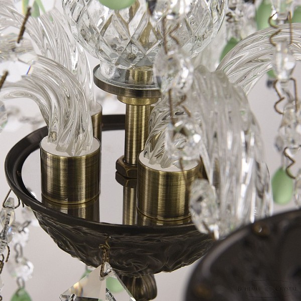 Подвесная люстра Bohemia Ivele Crystal AL1610 бронза арт. AL16310/5/141 PD V5001
