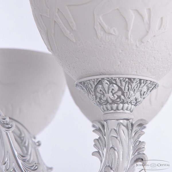 Торшер Bohemia Ivele Crystal AL7901 белый арт. AL79101T/8/175 B WMN P1 U Horse