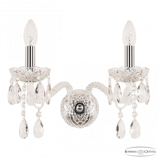 Бра Bohemia Ivele Crystal 107 никель арт. 107B/2/165 Ni