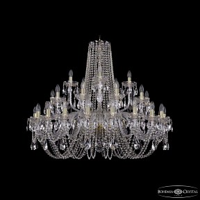 Подвесная люстра Bohemia Ivele Crystal 1402 золото арт. 1402/20+10+5/400 G