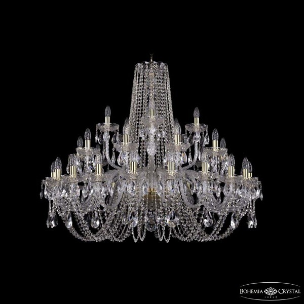 Подвесная люстра Bohemia Ivele Crystal 1402 золото арт. 1402/20+10+5/400 G