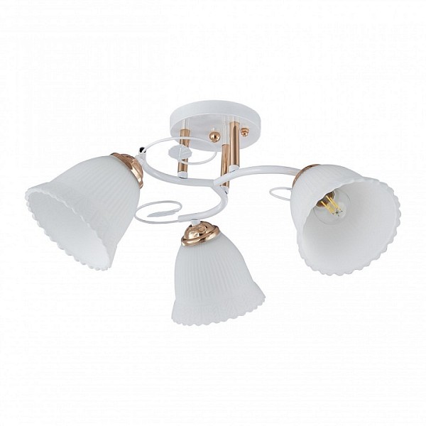 Потолочная люстра Arte Milano AMALFI-325395 белый арт. 325395/3A WH+FG