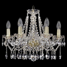Подвесная люстра Bohemia Ivele Crystal 1413 золото арт. 1413/6/165/G