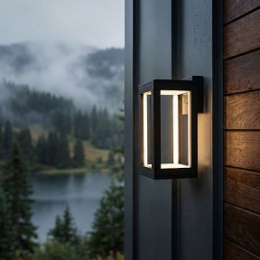 Накладной светильник Elektrostandard Frame черный арт. 1527 TECHNO LED