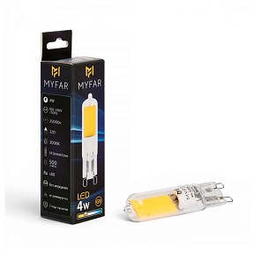 Лампа светодиодная MyFar Базис G9  арт. MB1101G9-4W3K