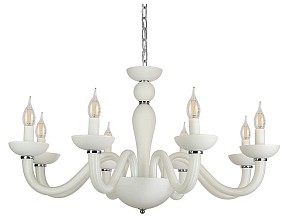 Подвесная люстра Newport ARLETTE хром арт. 8648/С chrome mat.white