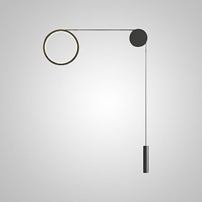 Накладной светильник Imperiumloft HOOK черный арт. hook01