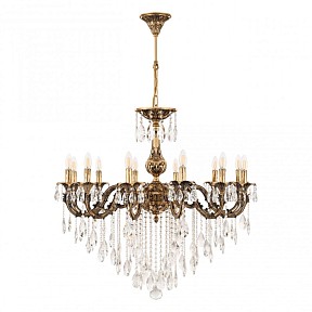 Подвесная люстра Bohemia Ivele Crystal AL7901 золото арт. AL79101/12/300 B GB