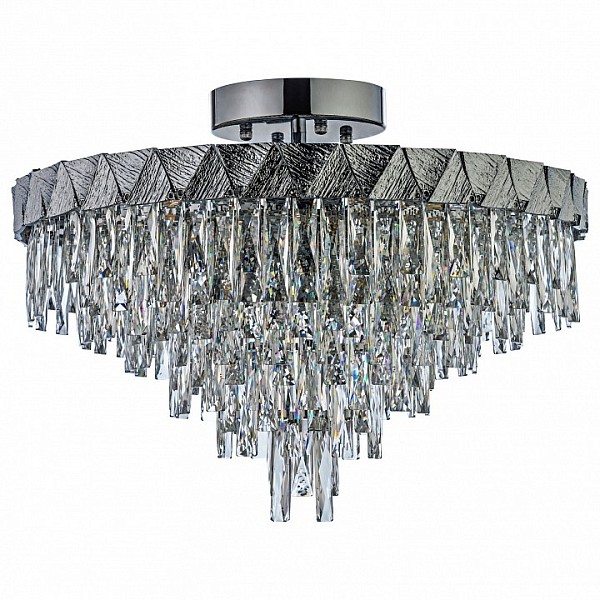 Люстра на штанге Arti Lampadari Vaglia никель арт. Vaglia E 1.5.60.100 N