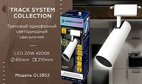 Светильник на штанге Ambrella Light GL белый арт. GL5852