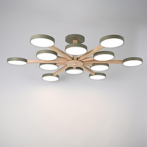 Люстра на штанге Imperiumloft TURNA Khaki зеленый арт. TURNA-B01
