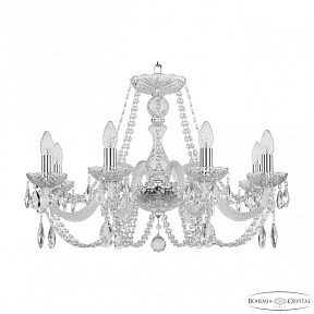 Подвесная люстра Bohemia Ivele Crystal 101 никель арт. 101/8/240 Ni