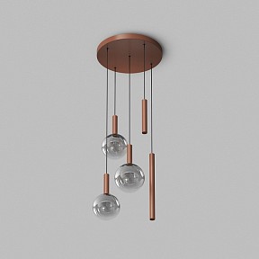 Подвесная люстра Denkirs BUBBLES золото арт. DK6535-CO