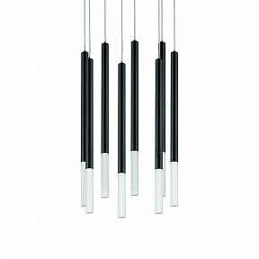 Подвесная люстра Lightstar Tubo черный арт. L8T747137