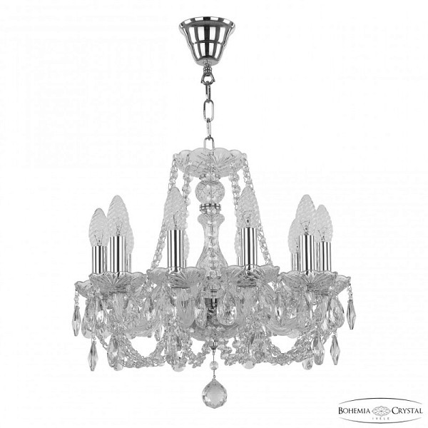 Подвесная люстра Bohemia Ivele Crystal 101 никель арт. 101/10/141 Ni