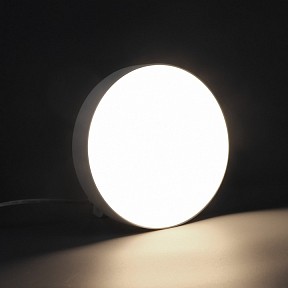 Накладной светильник iLedex Mercury белый арт. 5551-24W-D160-3/4/6K-WH