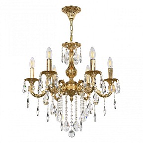 Подвесная люстра Bohemia Ivele Crystal AL7901 золото арт. AL79101/6/175 B G