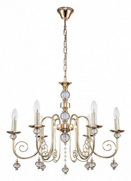 Подвесной светильник Escada Shine желтый арт. 678/6PL Gold