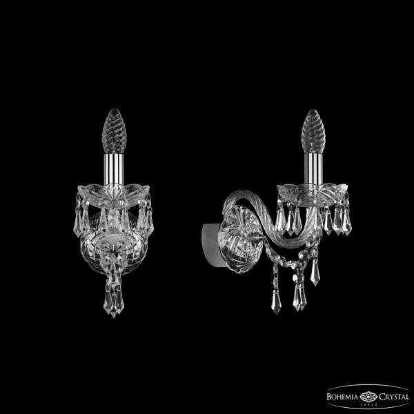Бра Bohemia Ivele Crystal 1403 никель арт. 1403B/1/141 Ni
