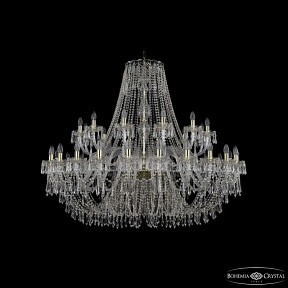 Подвесная люстра Bohemia Ivele Crystal 1403 золото арт. 1403/24+12/530 G
