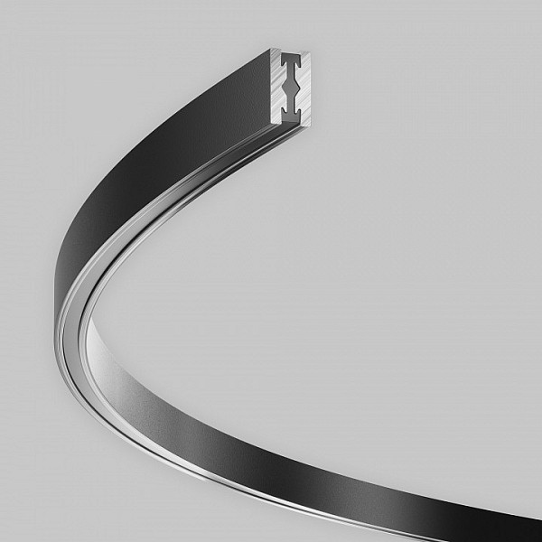 Трек Maytoni Technical Busbar trunkings Flarity черный арт. TRX154-2SR-D1500-B