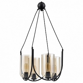 Подвесная люстра Vele Luce Fiamma черный арт. VL5812P04