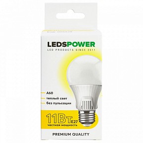 Лампа светодиодная LEDS POWER A60  арт. 006628