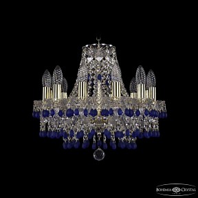 Подвесная люстра Bohemia Ivele Crystal 1410 золото арт. 1410/12/141 G V3001