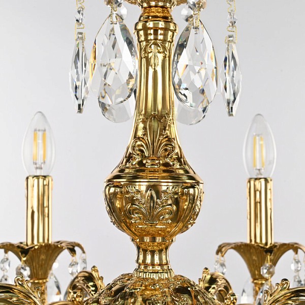 Подвесная люстра Bohemia Ivele Crystal AL7901 золото арт. AL79101/6/175 B G