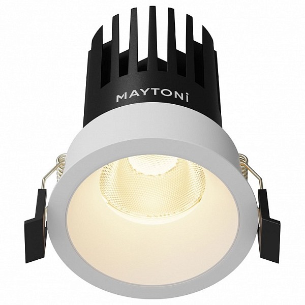 Встраиваемый светильник Maytoni Dip белый арт. DL117-15W-2.7K-W