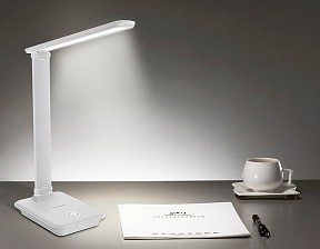 Настольная лампа офисная Ambrella Light DE белый арт. DE502