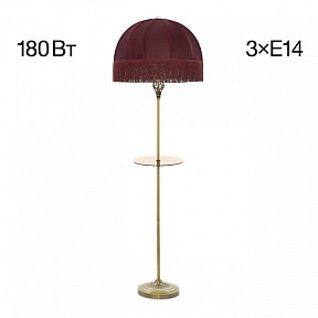 Торшер с полкой Citilux Базель бронза арт. CL407933T