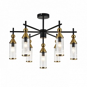 Люстра на штанге Indigo Torazzo черный арт. 13037/7R Black