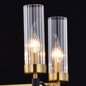 Подвесная люстра ILLUMICO BRASS TUBO бронза арт. IL5177-8LLS-29 BRASS TUBO