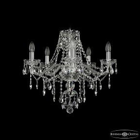 Подвесная люстра Bohemia Ivele Crystal 1415 никель арт. 1415/5/200 Ni