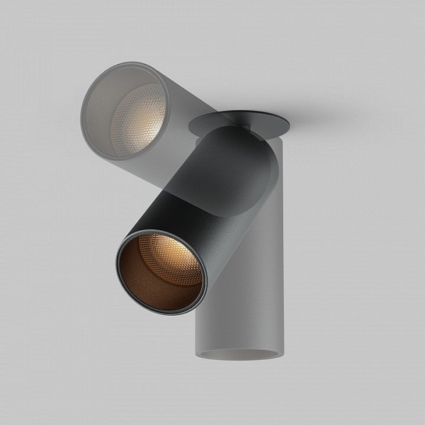Встраиваемый светильник Maytoni FOCUS LED черный арт. C053CL-L12W2.7K-W-B